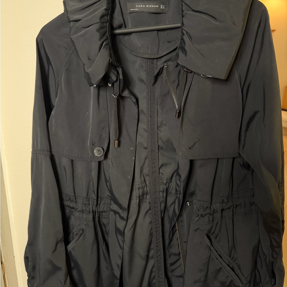 Zara Women’s Gray Raincoat